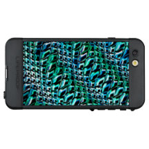 曲がった波状のラップ袋メッシュ、シアニッシュグリーン