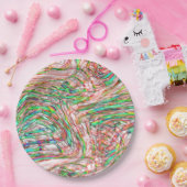 曲がった線路の嵐 ペーパープレート (パーティー)