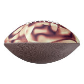 曲がった茶色がかった赤またはブルゴーニュの形状、ベージュ色 アメリカンフットボール (回転90)