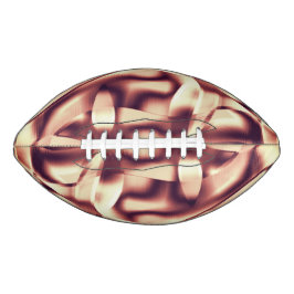 曲がった茶色がかった赤またはブルゴーニュの形状、ベージュ色 アメリカンフットボール