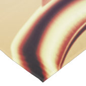 曲がった茶色がかった赤またはブルゴーニュの形状、ベージュ色 テーブルクロス (アングル)