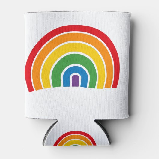 曲がった虹 缶クーラー (正面)