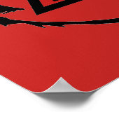 曲がった蛇寺印 ポスター (角)