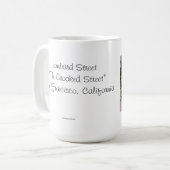 曲がった通り コーヒーマグカップ (正面左)