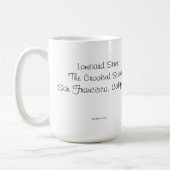 曲がった通り コーヒーマグカップ (左)