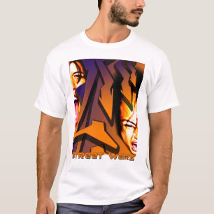 曲がった騒々しいヒップホップのワイシャツ Tシャツ