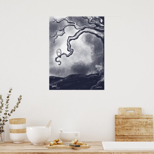 曲がった ポスター (キッチン)