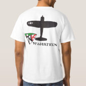 曲がっている得て下さい! Tシャツ (裏面)