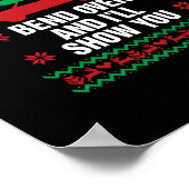 曲がってi&# 9；あなたを示すクリスマスカップルm ポスター (角)