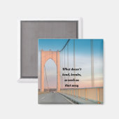 曲がらないものブレイクかわいい引用文マグネット マグネット (正面/裏面)