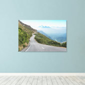 曲がりくねった山道 |オリンピック国立公園 キャンバスプリント (インサイチュ (ウッドフロア))