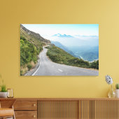 曲がりくねった山道 |オリンピック国立公園 キャンバスプリント (インサイチュ (リビング))