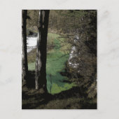 曲がりくねった川 ポストカード (正面)