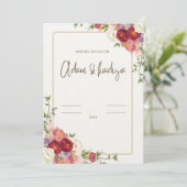 曲がりくねった招待 招待状 (スタンド正面)