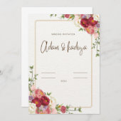 曲がりくねった招待 招待状 (正面/裏面)