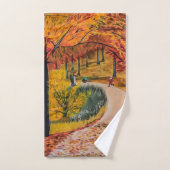 曲がりくねった林道 バスタオルセット (ハンドタオル)