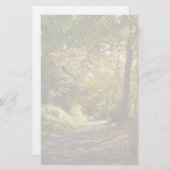 曲がりくねった田舎道 便箋 (正面/裏面)