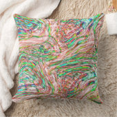 曲がりくねった線路の嵐 クッション (ブランケット)