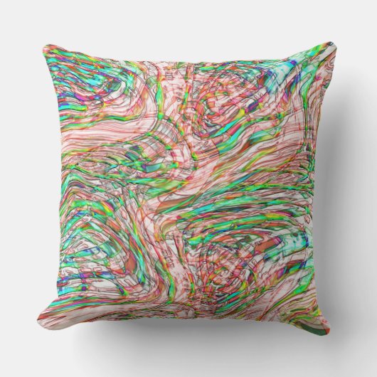 曲がりくねった線路の嵐 クッション (正面)