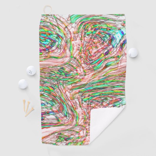 曲がりくねった線路の嵐 ゴルフタオル (インサイチュ)