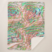 曲がりくねった線路の嵐 シェルパブランケット (正面)