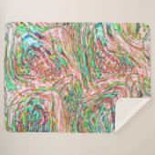 曲がりくねった線路の嵐 シェルパブランケット (正面(横))