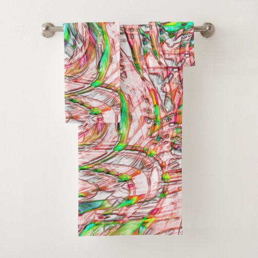 曲がりくねった線路の嵐 バスタオルセット (インサイチュ)