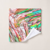 曲がりくねった線路の嵐 バスタオルセット (ウォッシュタオル)