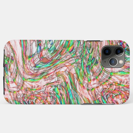 曲がりくねった線路の嵐 Case-Mate iPhoneケース (裏面(横))