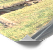 曲がりくねった道路写真ポスター ポスター (角)