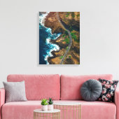 曲がりくねった道 キャンバスプリント (インサイチュ (リビング))