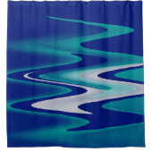 曲がりくねった道 シャワーカーテン (正面)