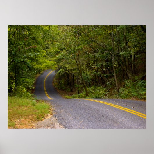 曲がりくねった道 ポスター (正面)