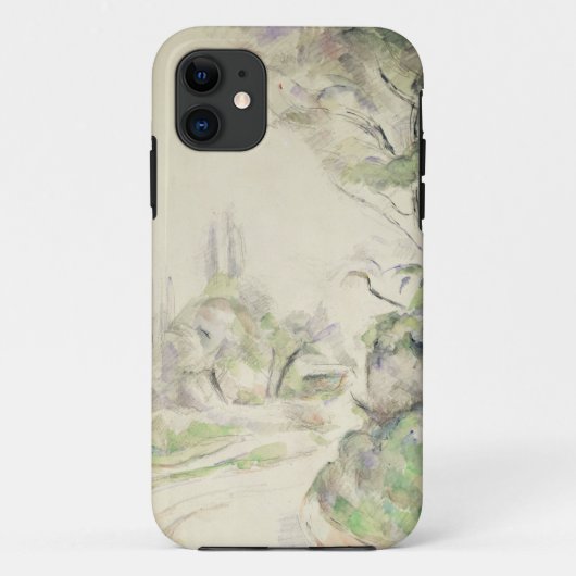 曲がりくねった道、c.1900-06 (w/c紙で) Case-Mate iPhoneケース (裏面)