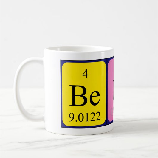 曲がり定期テーブル名mag コーヒーマグカップ (左)