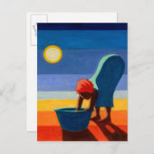 曲がる女性2005年 ポストカード (正面/裏面)