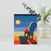 曲がる女性2005年 ポストカード (スタンド正面)