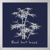 曲げていない感動的引用文禅竹 ポスター (正面)