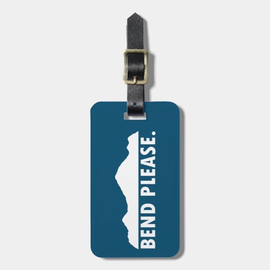 曲げて ラゲッジタグ (正面縦)