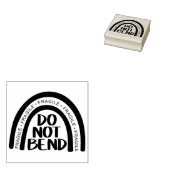 曲げないこと、壊れやすいスモールビジネス向けパッケージ ラバースタンプ (押印)