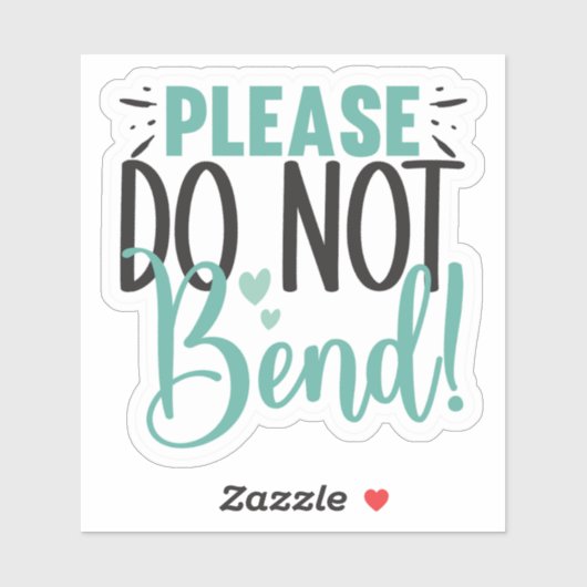 曲げないでくれ シール (シート)