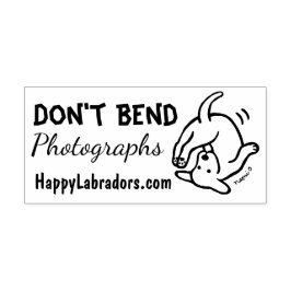 曲げないラブラドールゴム印 ラバースタンプ