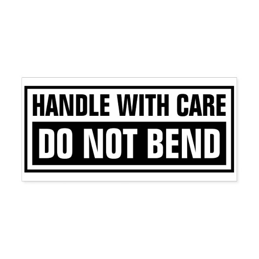 曲げな気にいハンドル ラバースタンプ (インプリント)