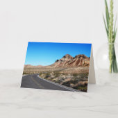 曲げのまわりに部、横向き空白のあいさつ カード (正面)