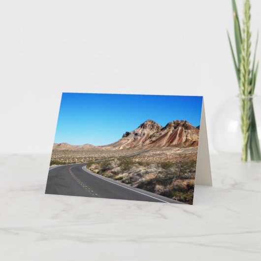 曲げのまわりに部、横向き空白のあいさつ カード (正面)