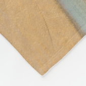 曲げられたライン及び音を弱められた地球の調子 フリースブランケット (角)