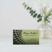 曲げられた点のマーケティング・コンサルタントPRのイメージディレクター 名刺 (スタンド正面)