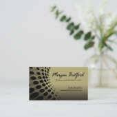 曲げられた点のマーケティング・コンサルタントPRのイメージディレクター 名刺 (スタンド正面)