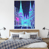 曲げアクロポリス キャンバスプリント (インサイチュ (寝室))