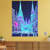 曲げアクロポリス キャンバスプリント (インサイチュ (リビング))